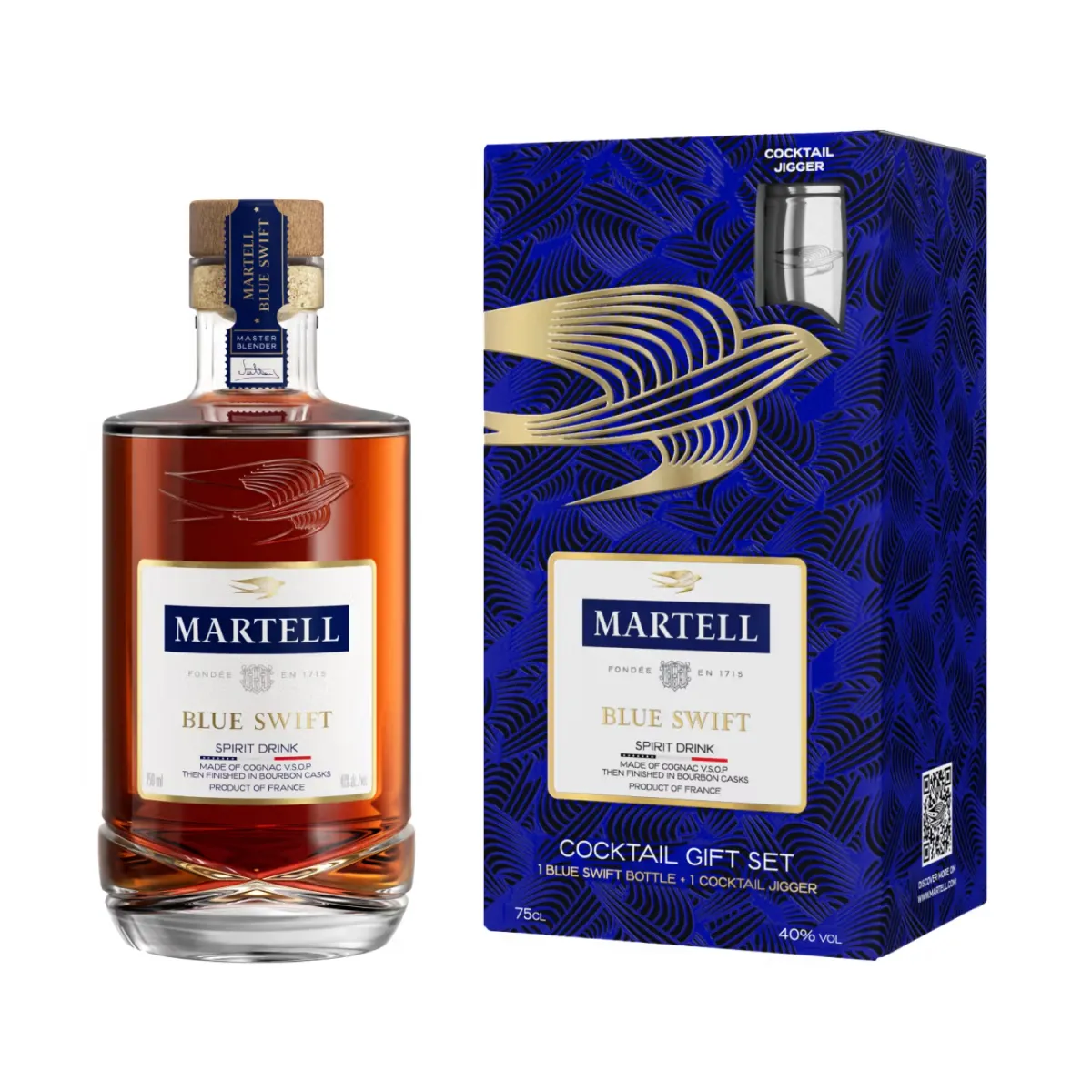Martell Blue Swift Cocktail Gift Set